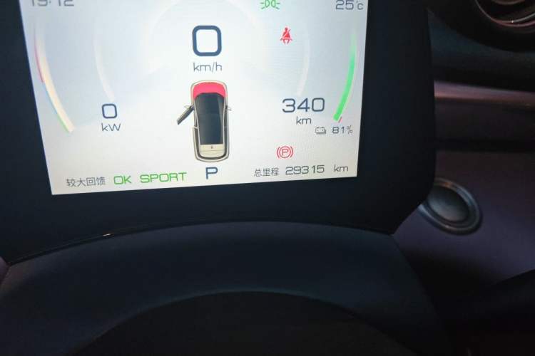 Used BYD Dolphin 2023 420 km Fashion Edition Odometer Close Up