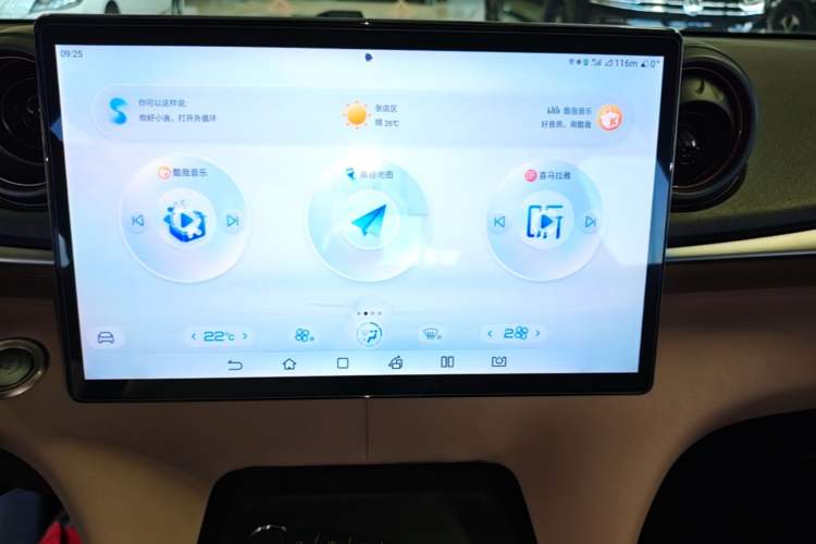 Used BYD Dolphin 2023 420 km Fashion Edition Audio And AC Panel