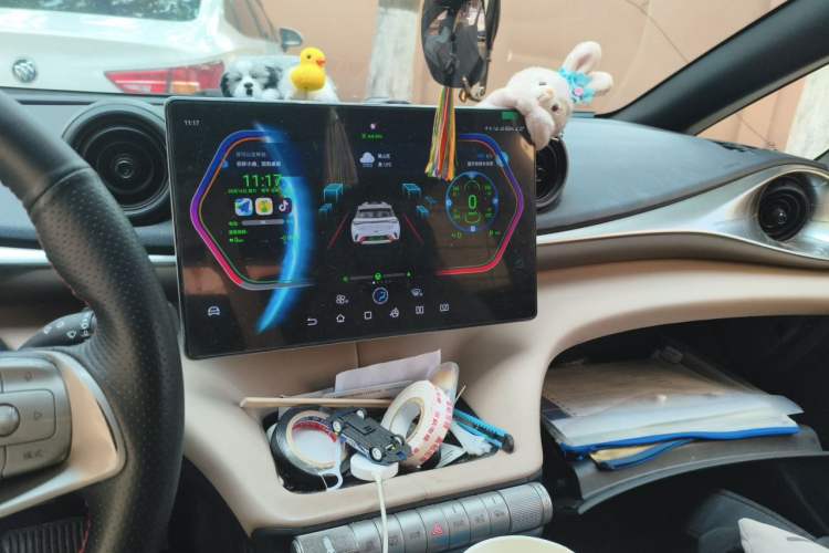 Used BYD Dolphin 2023 420 km Free Version Audio And AC Panel
