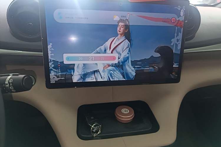 Used BYD Dolphin 2023 420 km Fashion Edition Audio And AC Panel