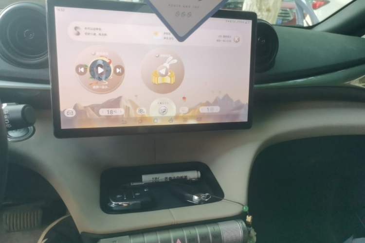 Used BYD Dolphin 2023 420 km Fashion Edition Audio And AC Panel