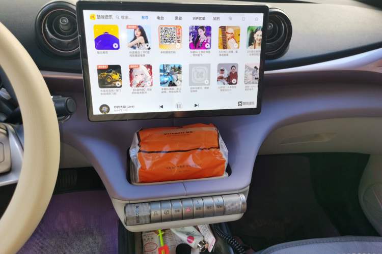 Used BYD Dolphin 2023 420 km Fashion Edition Audio And AC Panel