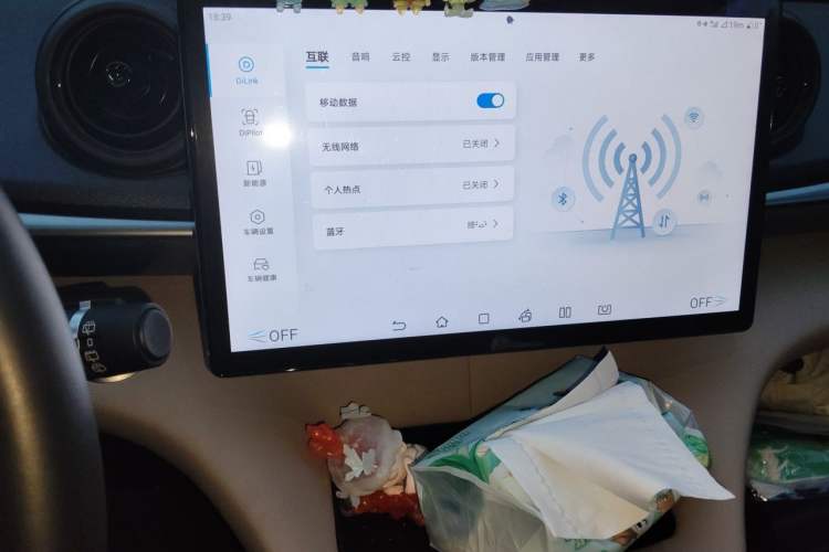 Used BYD Dolphin 2023 420 km Free Version Audio And AC Panel