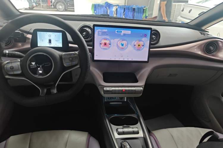 Used BYD Dolphin 2023 420 km Fashion Edition Audio And AC Panel