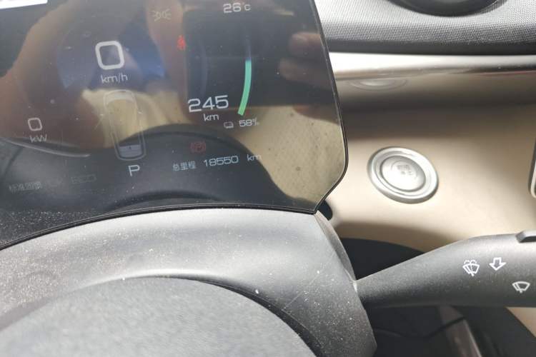 Used BYD Dolphin 2023 420 km Free Version Odometer Close Up