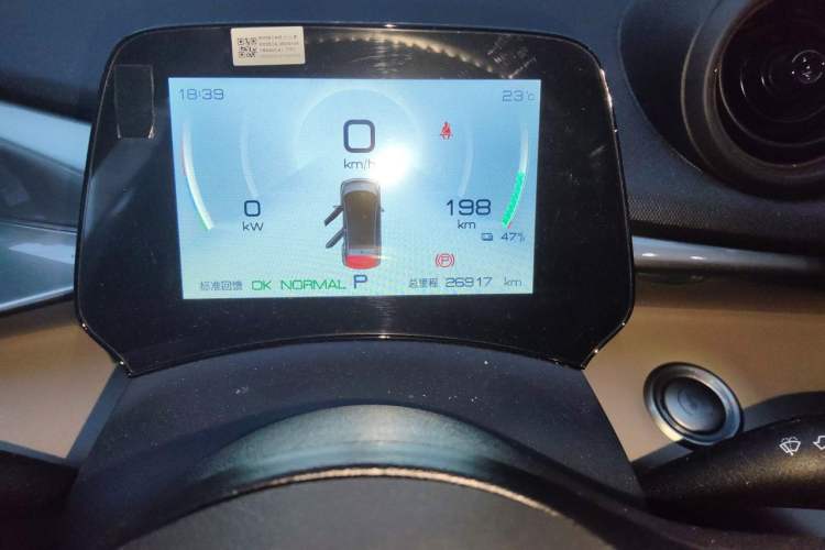Used BYD Dolphin 2023 420 km Free Version Odometer Close Up