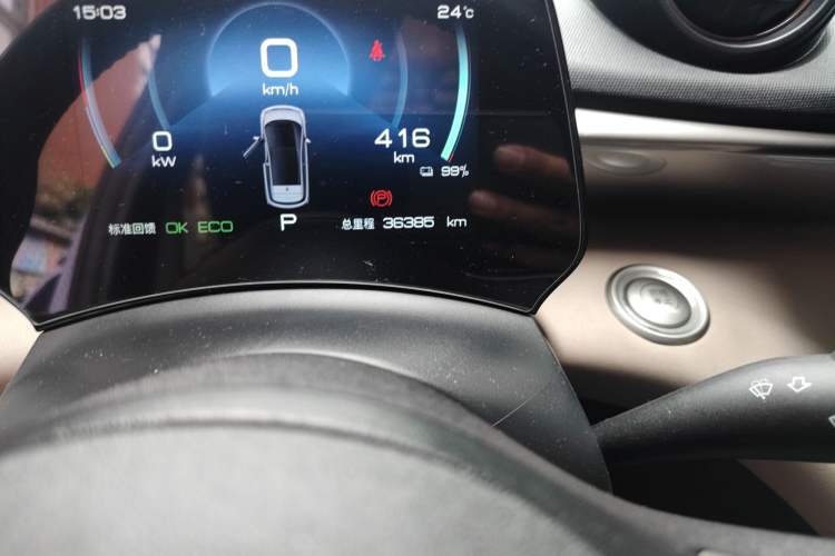 Used BYD Dolphin 2023 420 km Fashion Edition Odometer Close Up