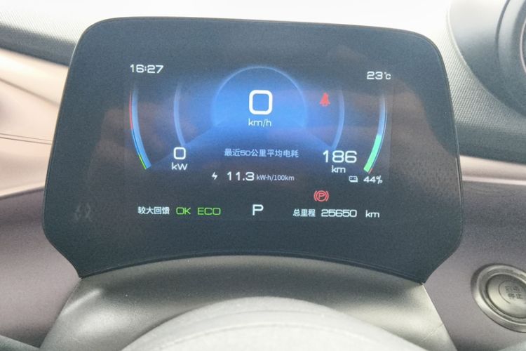 Used BYD Dolphin 2023 420 km Fashion Edition Odometer Close Up