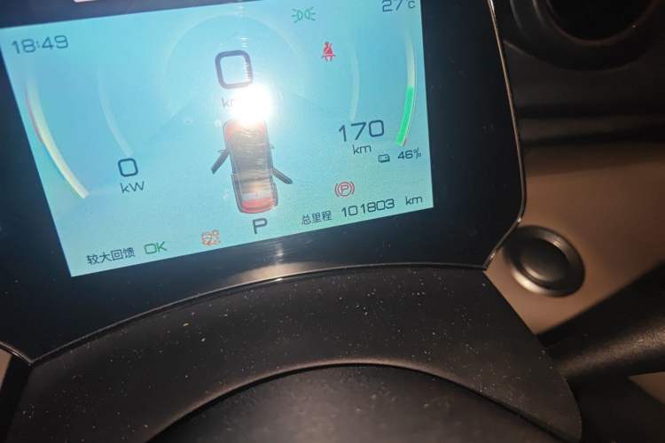 Used BYD Dolphin 2023 420 km Fashion Edition Odometer Close Up