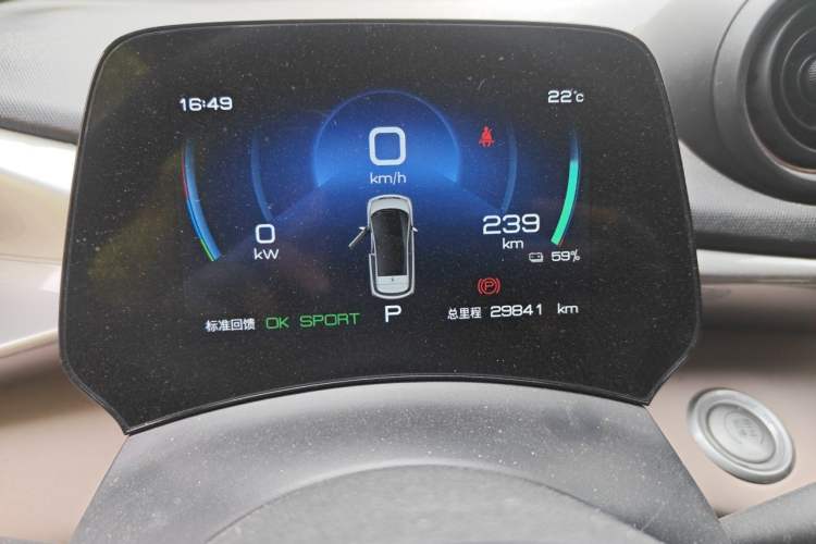 Used BYD Dolphin 2023 420 km Fashion Edition Odometer Close Up