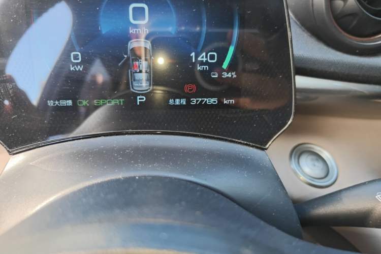 Used BYD Dolphin 2023 420 km Fashion Edition Odometer Close Up