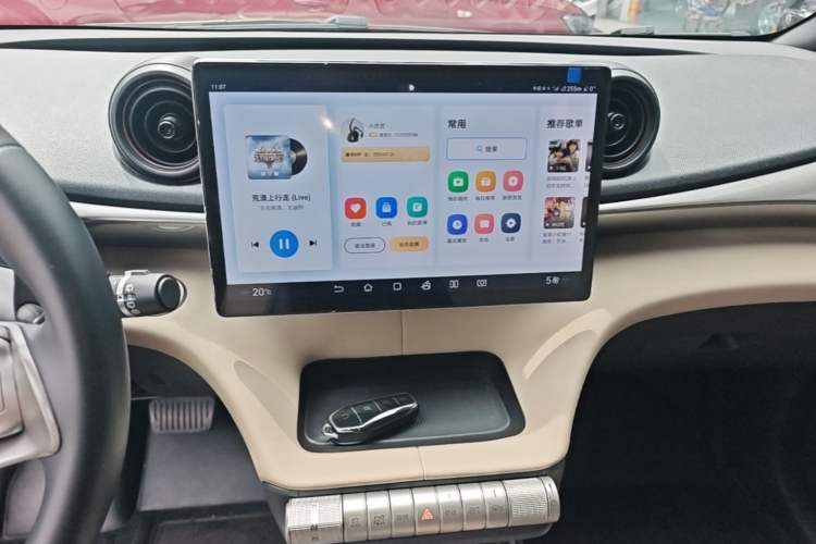 Used BYD Dolphin 2023 420 km Fashion Edition Audio And AC Panel