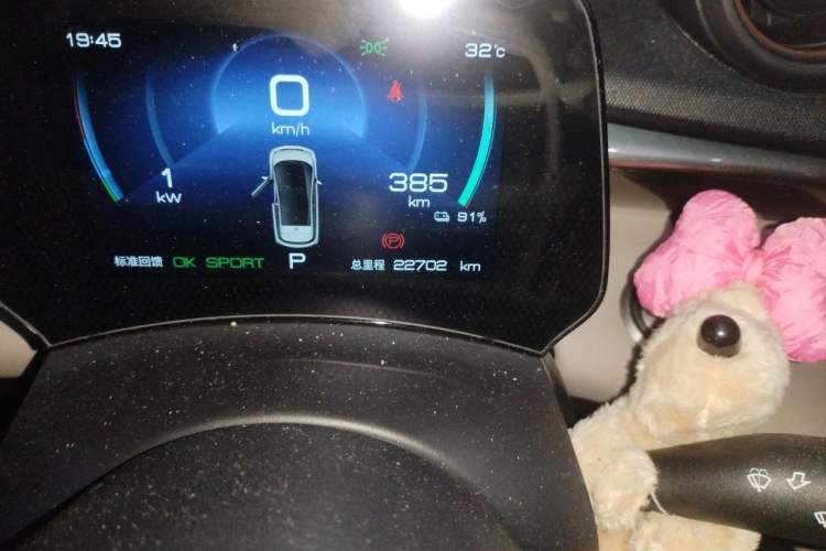 Used BYD Dolphin 2023 420 km Fashion Edition Odometer Close Up