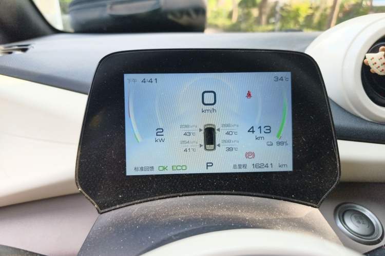 Used BYD Dolphin 2023 420 km Fashion Edition Odometer Close Up