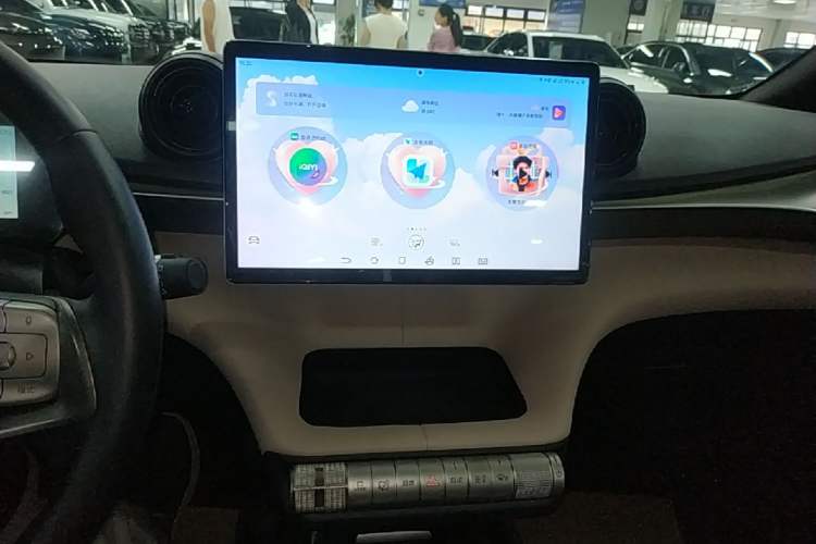 Used BYD Dolphin 2023 420 km Fashion Edition Audio And AC Panel