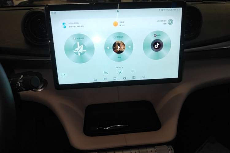 Used BYD Dolphin 2023 420 km Fashion Edition Audio And AC Panel