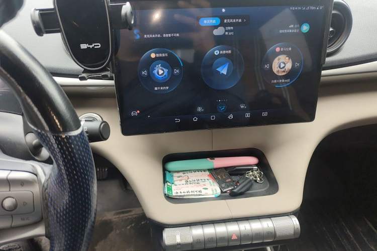 Used BYD Dolphin 2023 420 km Free Version Audio And AC Panel