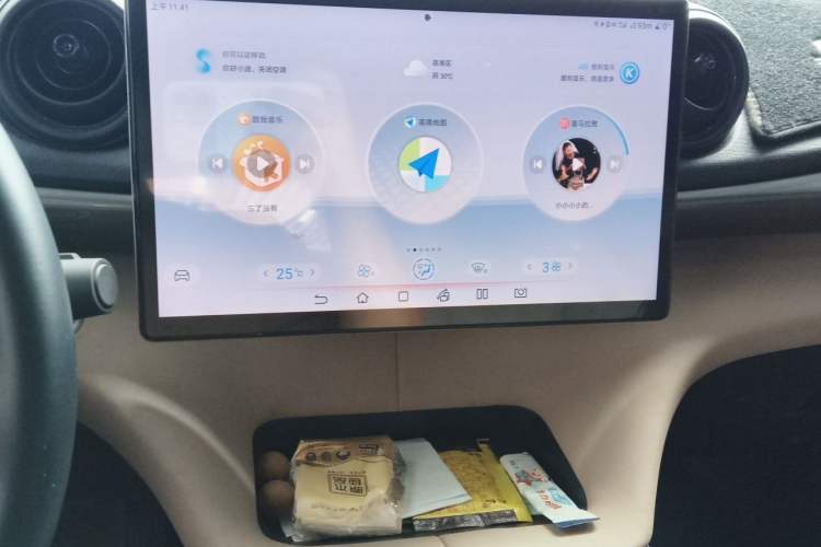 Used BYD Dolphin 2023 420 km Fashion Edition Audio And AC Panel