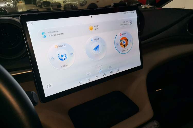 Used BYD Dolphin 2023 420 km Fashion Edition Audio And AC Panel