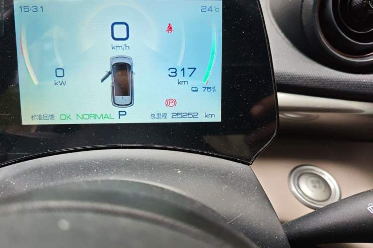 Used BYD Dolphin 2023 420 km Fashion Edition Odometer Close Up