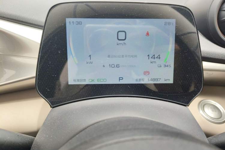 Used BYD Dolphin 2023 420 km Fashion Edition Odometer Close Up