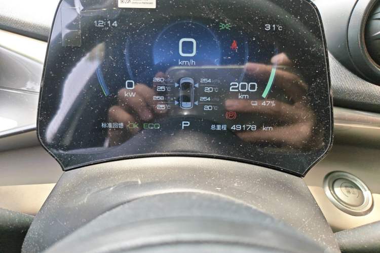 Used BYD Dolphin 2023 420 km Fashion Edition Odometer Close Up