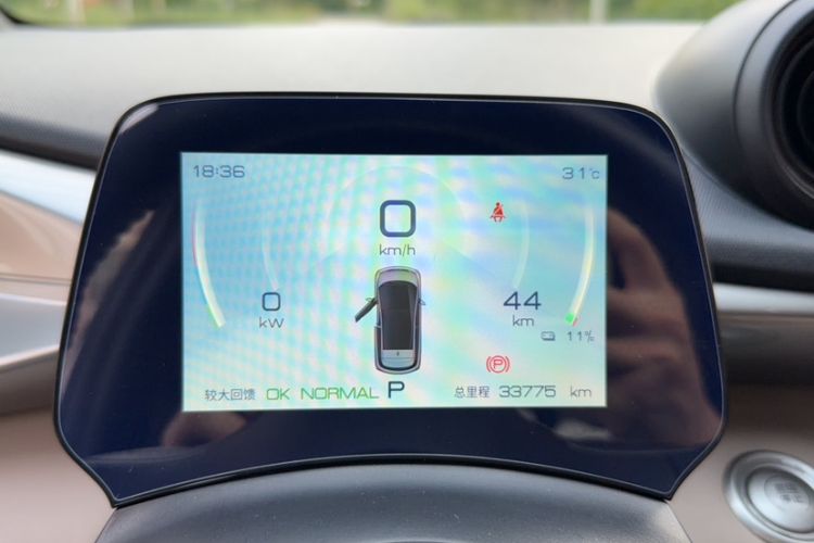 Used BYD Dolphin 2023 420 km Fashion Edition Odometer Close Up