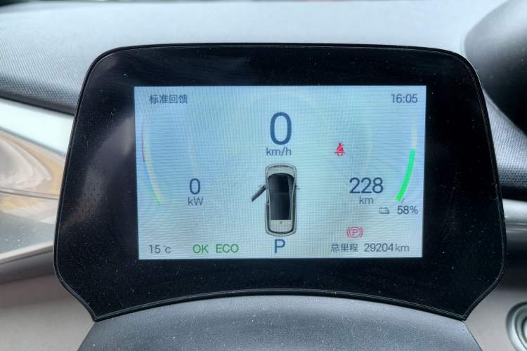 Used BYD Dolphin 2024 Honor Edition 420km Fashion Version Odometer Close Up