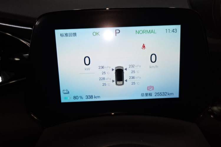 Used BYD Dolphin 2024 Honor Edition 420km Fashion Version Instrument Cluster