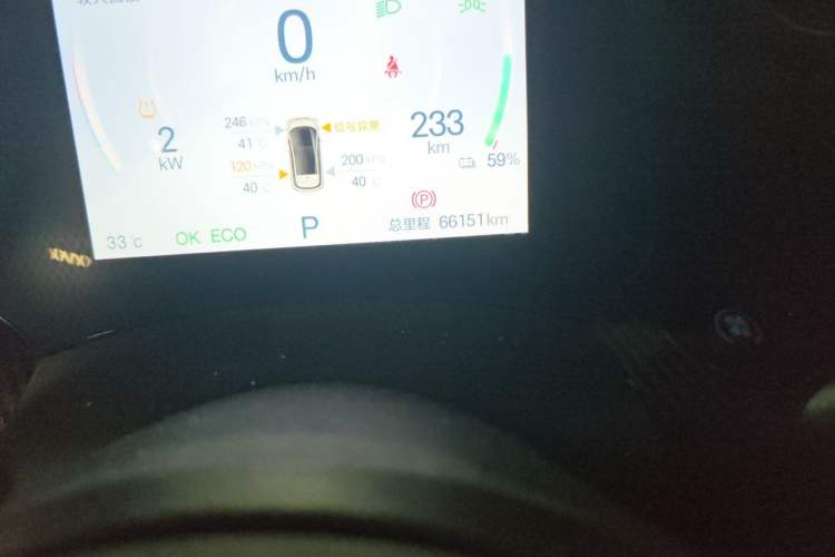 Used BYD Dolphin 2024 Honor Edition 420km Fashion Version Odometer Close Up