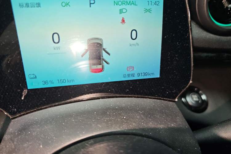 Used BYD Dolphin 2024 Honor Edition 420km Freedom Version Odometer Close Up