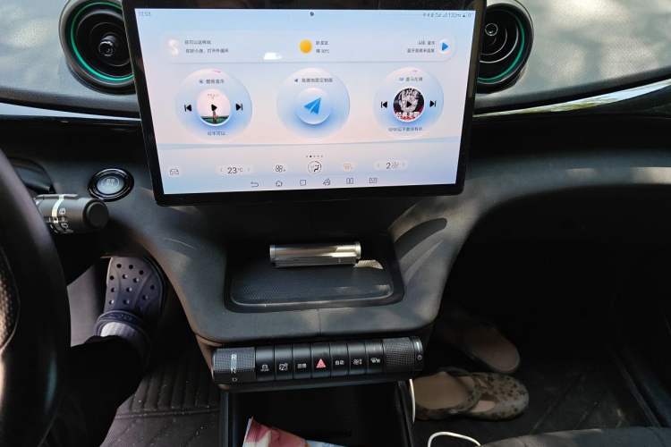 Used BYD Dolphin 2024 Honor Edition 420km Fashion Version Audio And AC Panel