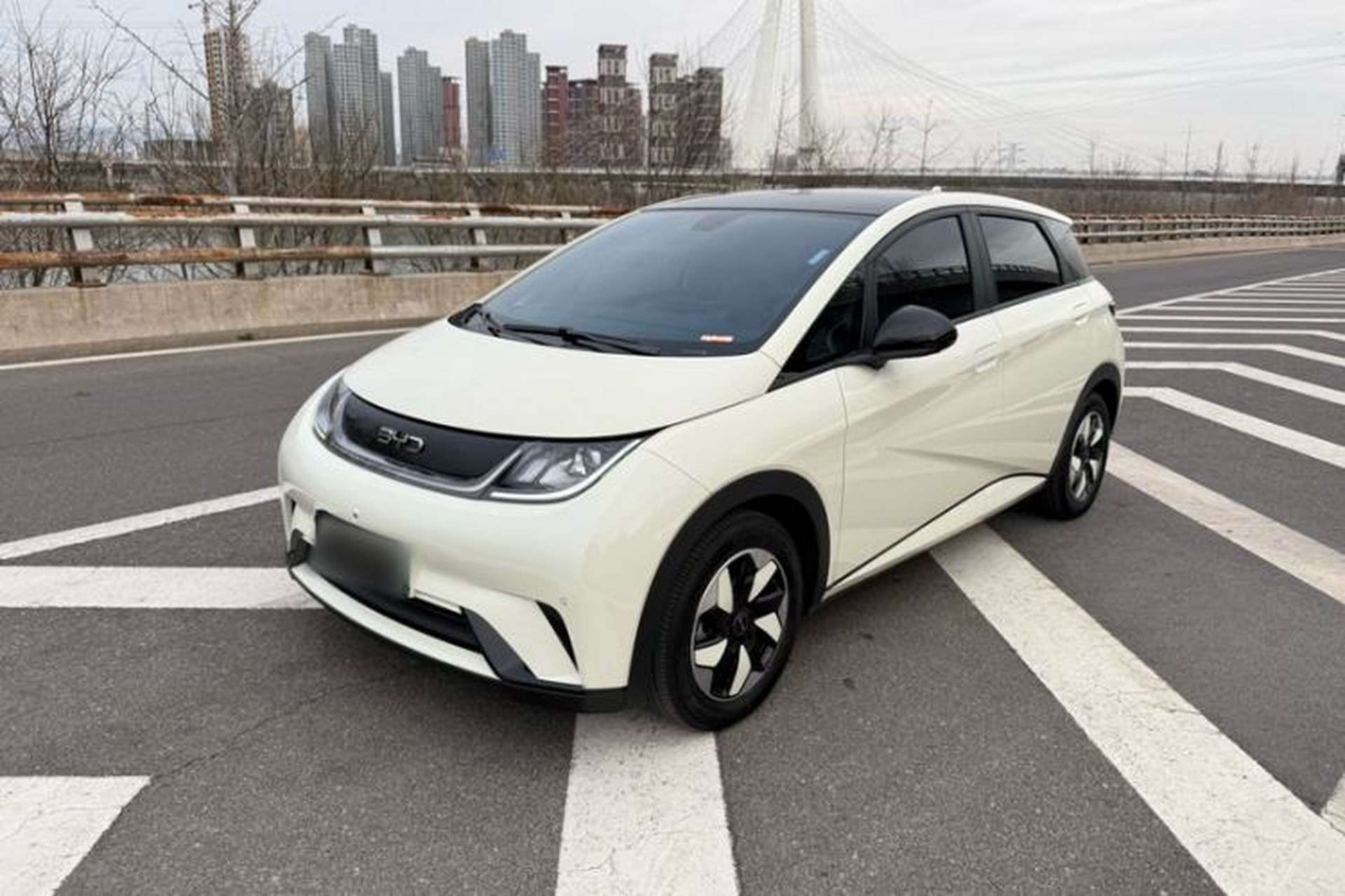 Used BYD Dolphin 2024 Honor Edition 420km Fashion Version Front Left 45 Deg