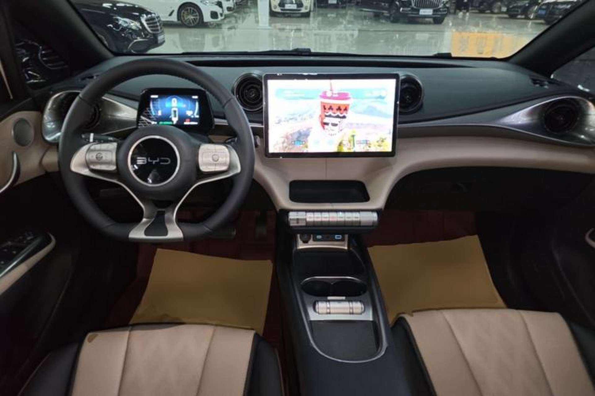 Used BYD Dolphin 2024 Honor Edition 420km Freedom Version Center Console