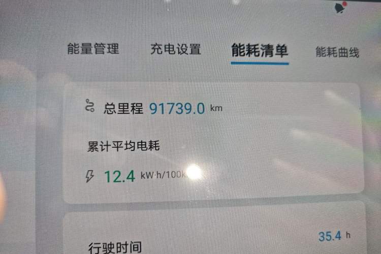 Used BYD Dolphin 2024 Honor Edition 420km Freedom Version Odometer Close Up