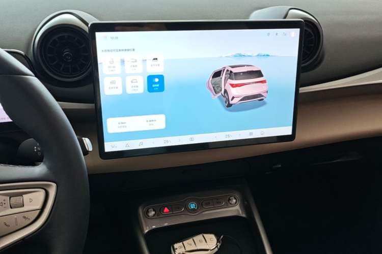Used BYD Dolphin 2025 Smart Drive Version 420 km Freedom Edition Audio And AC Panel