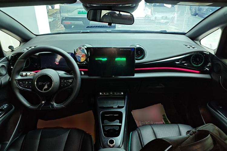 Used BYD Dolphin 2025 Intelligent Driving Version 520km Range Knight Edition Center Console