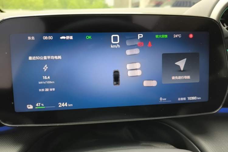 Used BYD Dolphin 2025 Intelligent Driving Version 520km Range Knight Edition Instrument Cluster