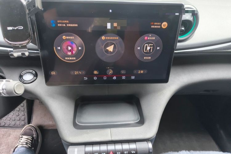 Used BYD Dolphin 2025 420km Fashion Edition Audio And AC Panel