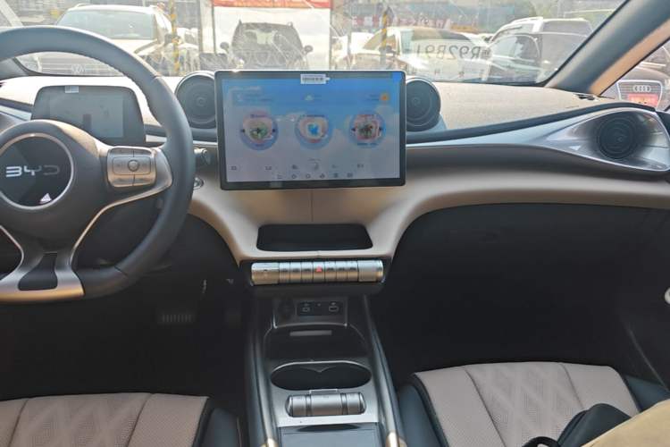 Used BYD Dolphin 2025 420km Free Edition Audio And AC Panel