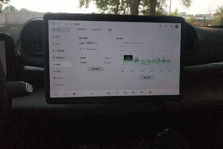Used BYD Dolphin 2025 Smart Drive Version 420 km Freedom Edition Audio And AC Panel