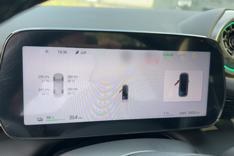 Used BYD Dolphin 2025 Intelligent Driving Version 520km Range Knight Edition Instrument Cluster