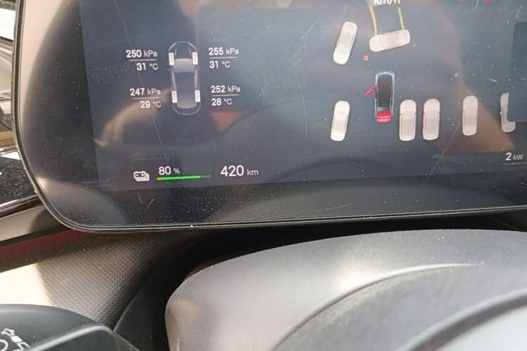 Used BYD Dolphin 2025 Intelligent Driving Version 520km Range Knight Edition Odometer Close Up