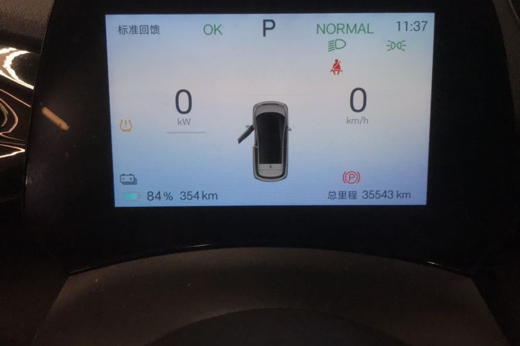 Used BYD Dolphin 2025 420km Free Edition Odometer Close Up
