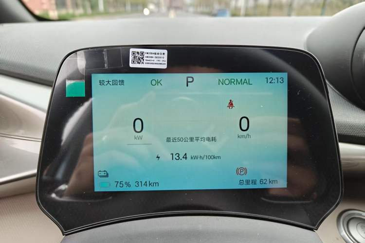 Used BYD Dolphin 2025 420km Free Edition Odometer Close Up