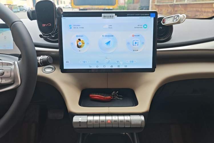 Used BYD Dolphin 2025 420km Free Edition Audio And AC Panel