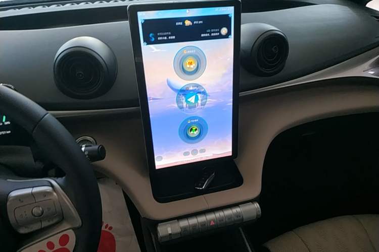 Used BYD Dolphin 2025 420km Free Edition Audio And AC Panel
