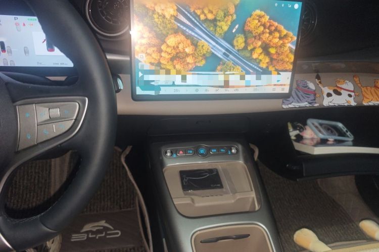 Used BYD Dolphin 2025 Smart Drive Version 420 km Freedom Edition Audio And AC Panel