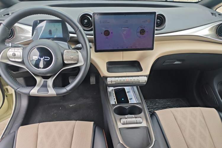 Used BYD Dolphin 2025 420km Free Edition Audio And AC Panel