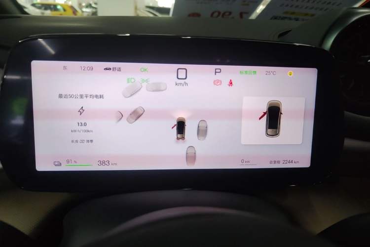 Used BYD Dolphin 2025 Smart Drive Version 420 km Freedom Edition Instrument Cluster